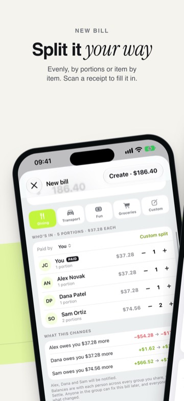 Chiipin on iPhone: new bill